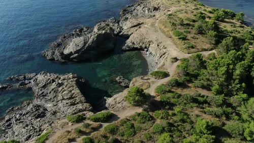 Unspoiled Mediterranean Seaside Beach