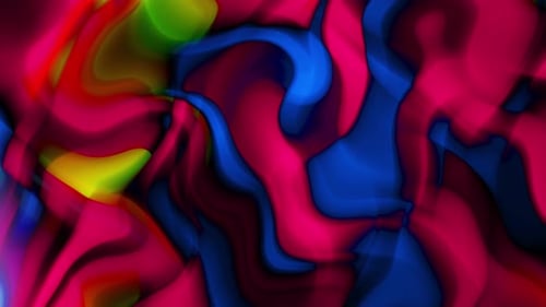 Vibrant Fluid Abstract Color Background Animation