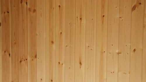 Close Up of Light Brown Wood Paneling