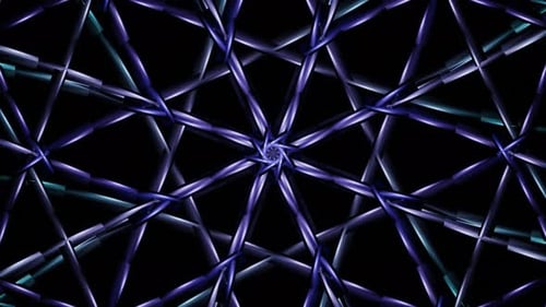 Fundo abstrato pulsante contínuo de linhas azuis