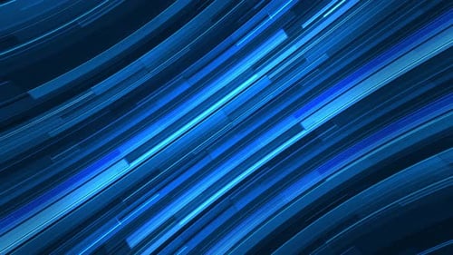 Slow Blue Bars Background Loop