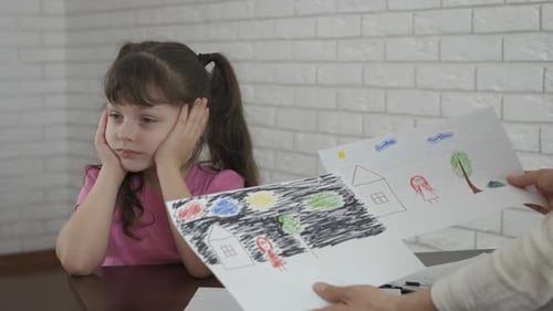 Stressed child pictures.