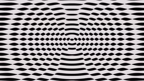 Hypnotic Black and White Illusion