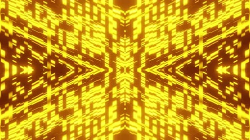 Golden Vj Loop For Party Background Show 4K