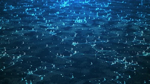 Abstract digital technology background. Artificial Intelligence and Machine Learning Concept.