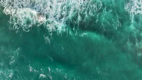 Background Textured Sea Storm aerial view 4 K