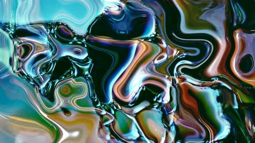Effet liquide ondulé coloré et tendance sur fond abstrait