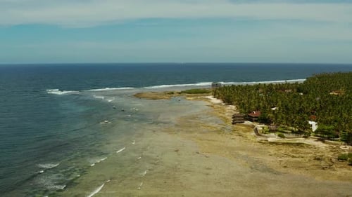Surf Spot on the Island of Siargao Called Cloud 9