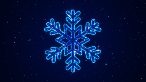 Snowflake 3D Hologram