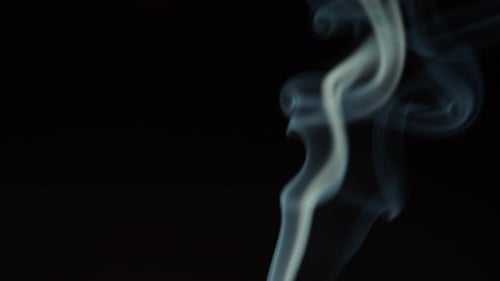 Aromatherapy Burning Incense Stick Closeup