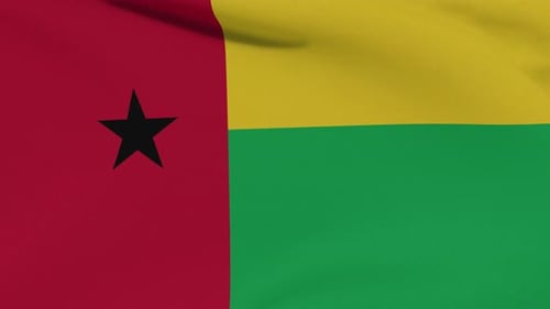Drapeau Guinée-Bissau Patriotisme Liberté nationale Boucle transparente