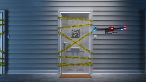 Drone controls home isolation and quarantine during COVID-19 epidemic.