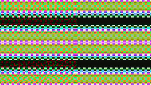 Abstract Pixel Multicolored Lines VJ Loop