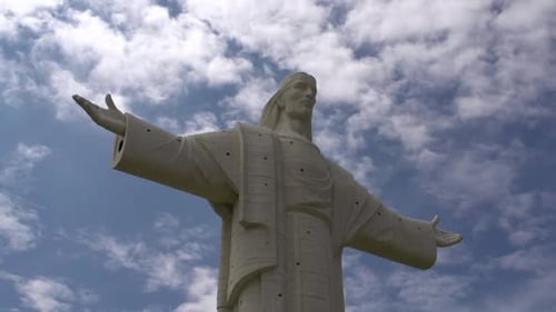 Cristo de la Concordia statue of Jesus Christ located atop San Pedro Hil