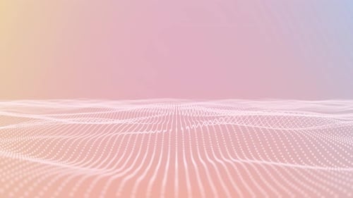 Abstract Flowing Particle Wave Grid Background