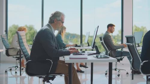 Overworked man collapsed on office desk