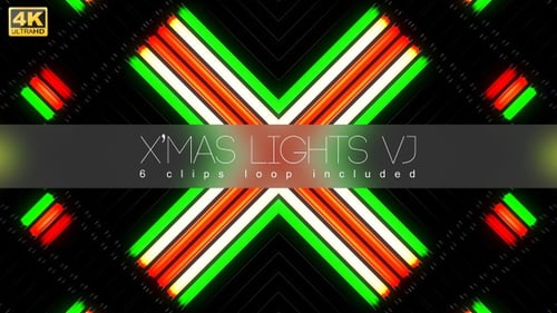 Vibrant Neon Geometric Light Pattern Animated Background Collection