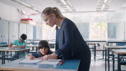 Friendly Female School Teacher