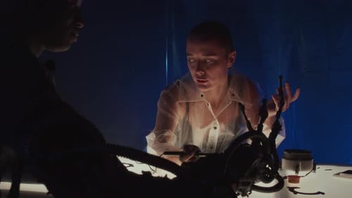 Young Adult Working on Robotics Technology