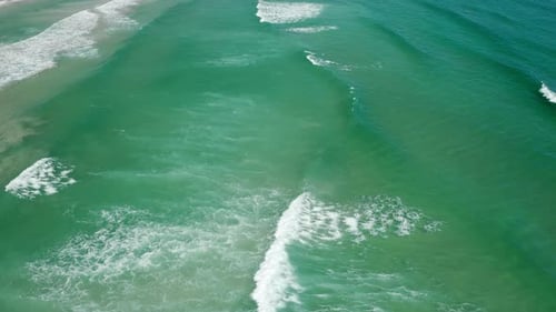 Waves Crashing at the Beach
