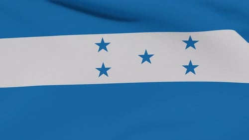 Flag Honduras Patriotism National Freedom Seamless Loop