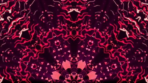 Psychedelisches Pulsierendes Kaleidoskop Warm Tribal Abstrakter Hintergrund