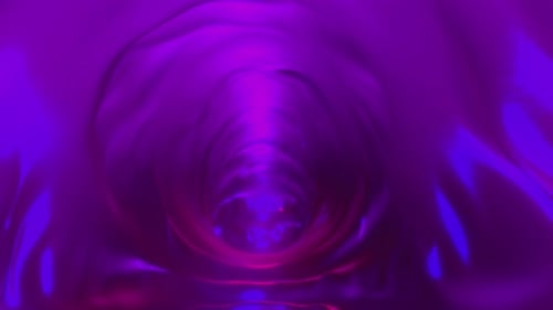 Neon Tunnel Tunnel Flight Scifi Pharynx or Intestines or Veins of Alien or Predator