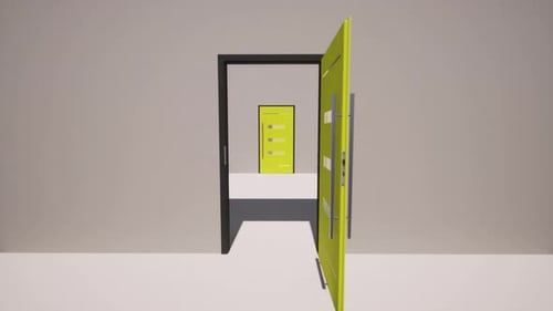 Infinite Doors Opening Transition Loop