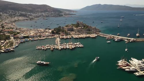 Luftaufnahme von Bodrum.