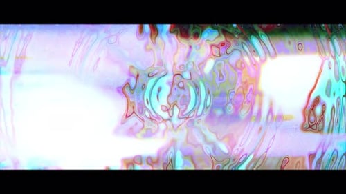 Abstract Glitch Fluid Color Distortion Background Animation