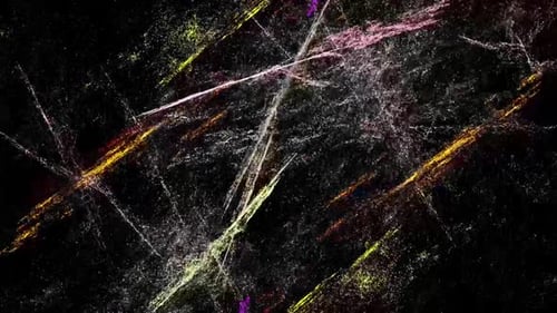 Cosmic Nebula Langsam lebendiger abstrakter Hintergrund Digitales Rendering