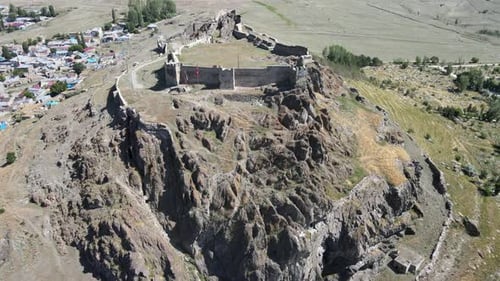 ancient PASİNLER castle ruins