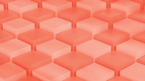 Seamless Abstract 3D Cube Wave Background
