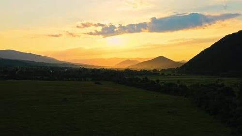 Sundown in Highlands