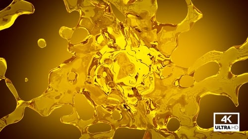 Swirling Splash Of Oil