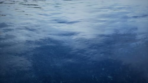 Tropical Island of Maldives in Ocean