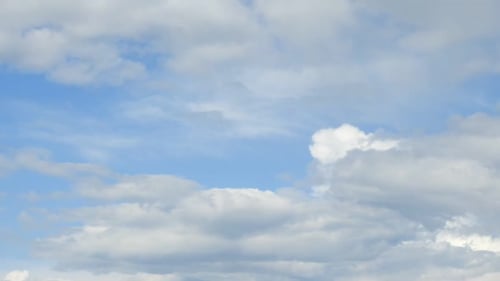 Clouds time lapse, beautiful blue sky with clouds