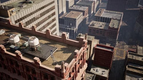 Vista residencial de los 80 del lado oeste