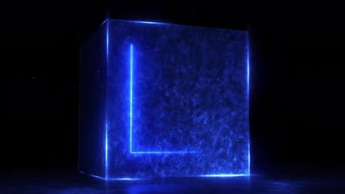 Neon-Würfel