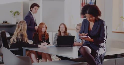Professionals Planning Strategy in Meeting at Office