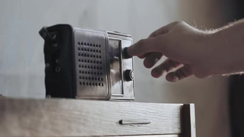Vintage Receiver. Retro Revival and Nostalgia Concept