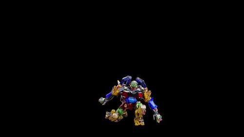 79 Roboter Schwert und Schild Attack HD