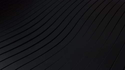 Sleek Black Abstract Waves Background Animation