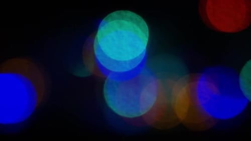 Cinematic moving bokeh stock footage clip - BOKEH 133