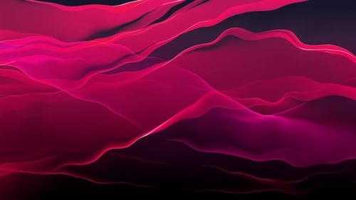 Wavy Background Red 4K