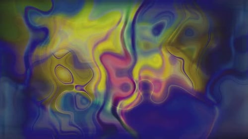 Vibrant Abstract Fluid Color Flowing Motion Background