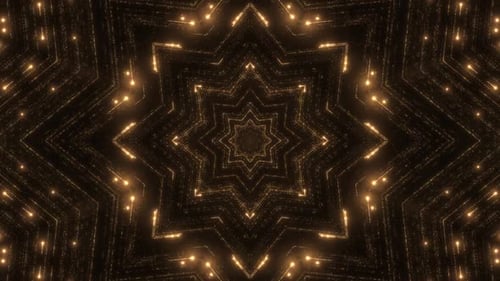 Abstract glowing light pattern