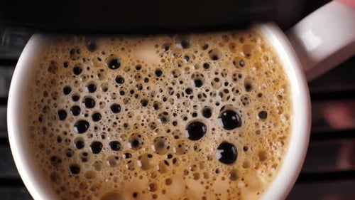 Close Up of Coffee Being Made