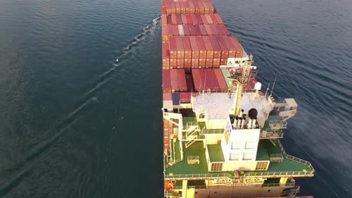 Cargo Ship in Istanbul