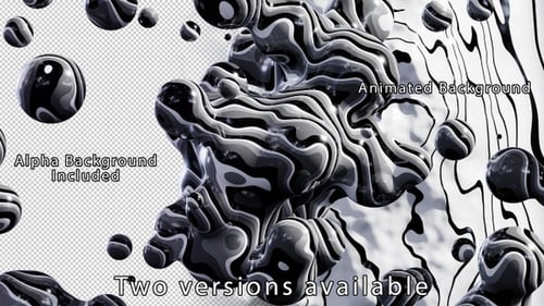 Pack de bulles abstraites monochromes noir et blanc